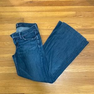7 For All Mankind Ginger Wide Leg Size 28
